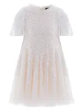 NEEDLE & THREAD KIDS sequin-embellished tulle dress - White
