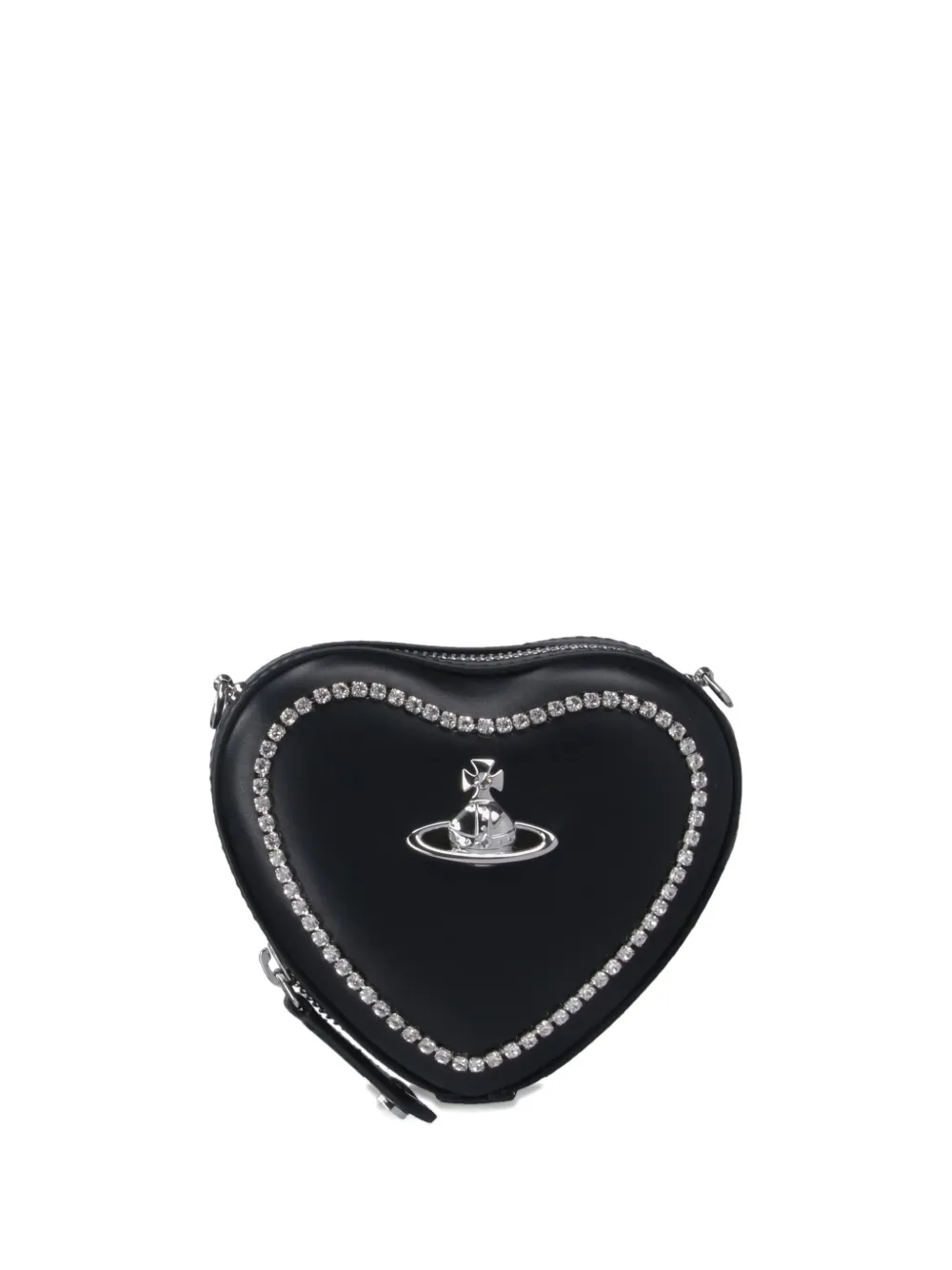 Vivienne Westwood Leren schoudertas Zwart