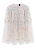 NEEDLE & THREAD KIDS floral-embroidered dress - Neutrals