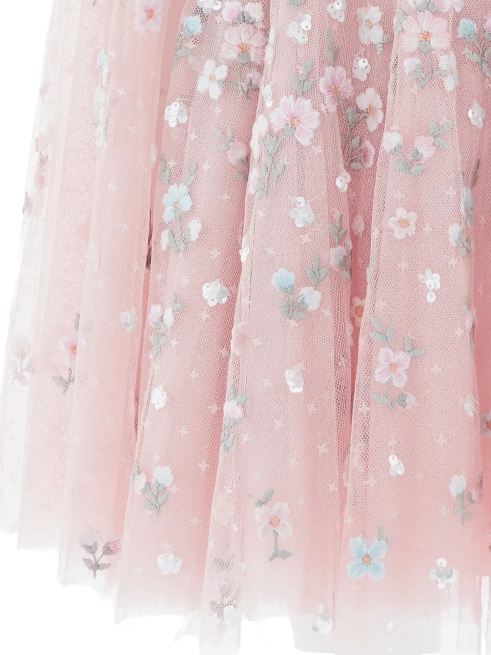 NEEDLE & THREAD KIDS floral-embroidered tulle dress | Girls Party & Special Occasion Dresses | Image 2