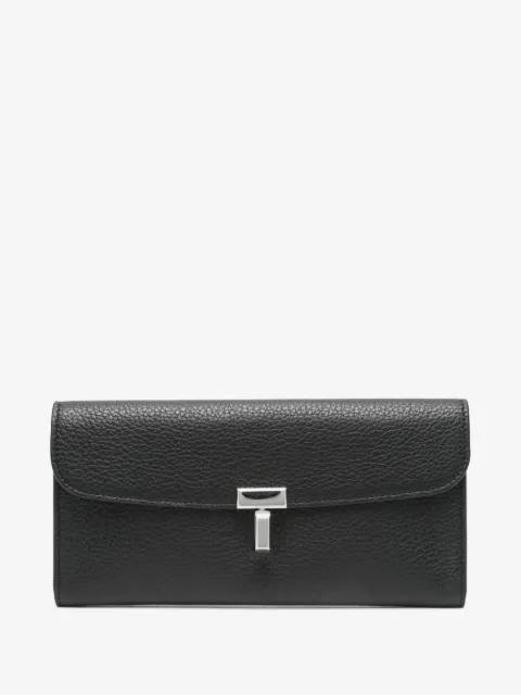 TOTEME Portafoglio T-Lock in pelle
