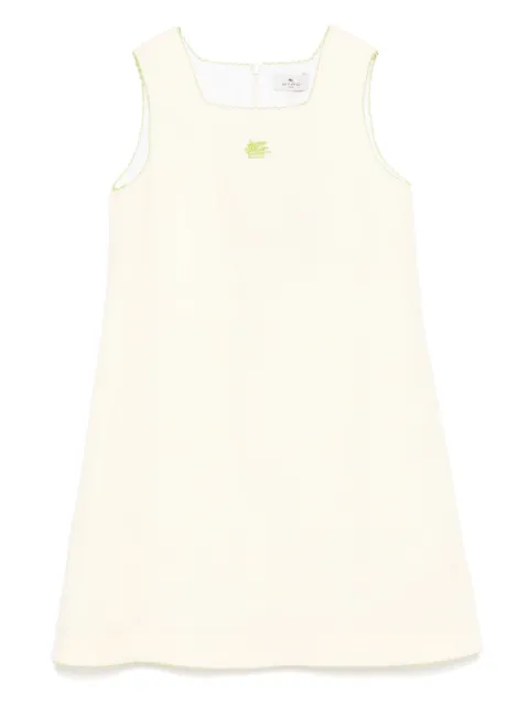 ETRO KIDS embroidered-logo dress