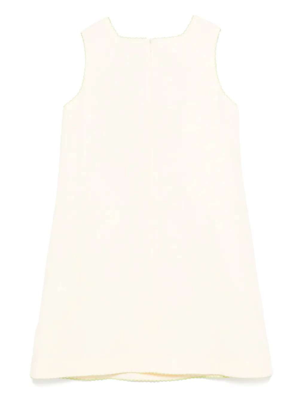 ETRO KIDS Jurk met geborduurd logo Geel