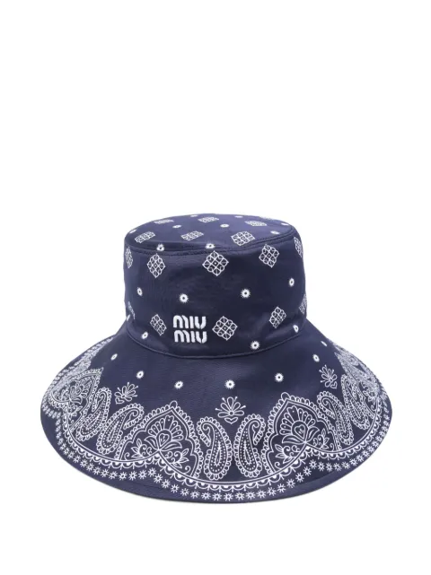 Miu Miu hat med bandanatryk