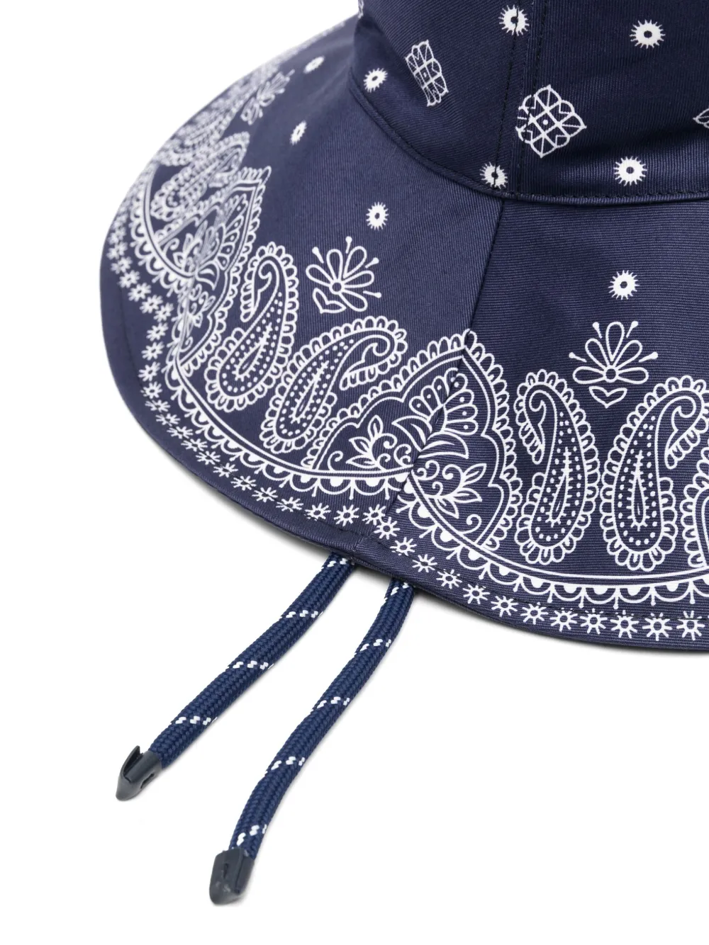 Miu Miu Hoed met Bandana-print - Blauw