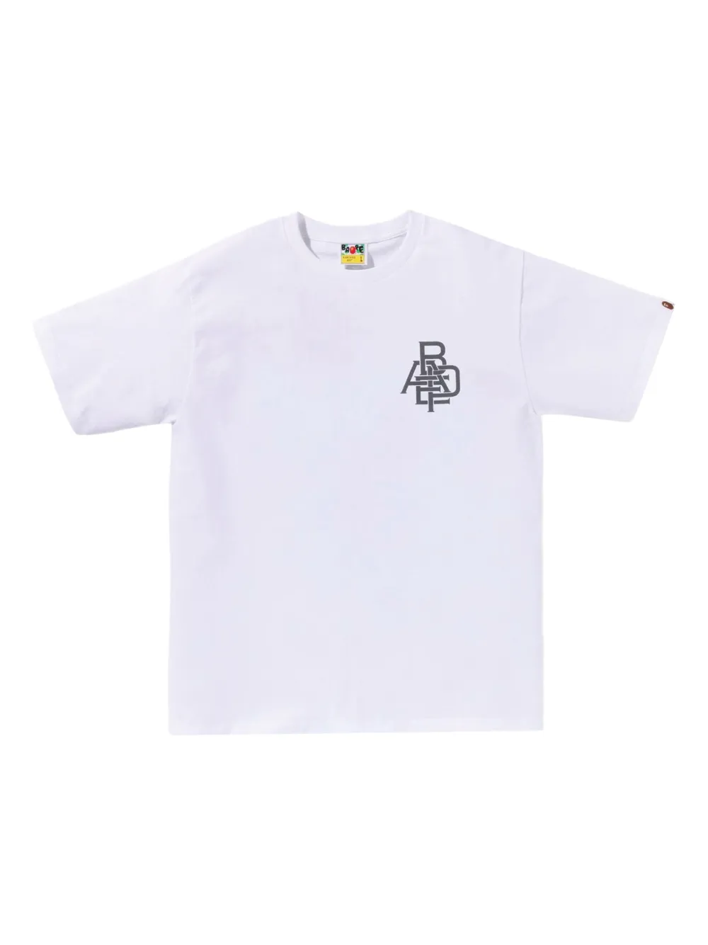 A BATHING APE T-shirt met logoprint Wit