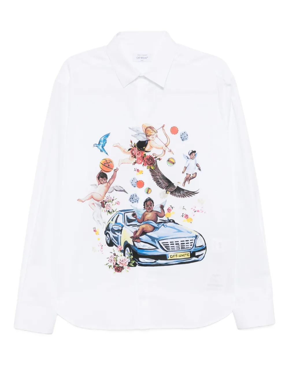 Off-White graphic-print shirt Wit