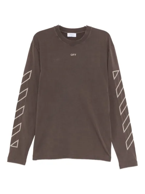 Off-White Arrows-motif long-sleeve T-shirt
