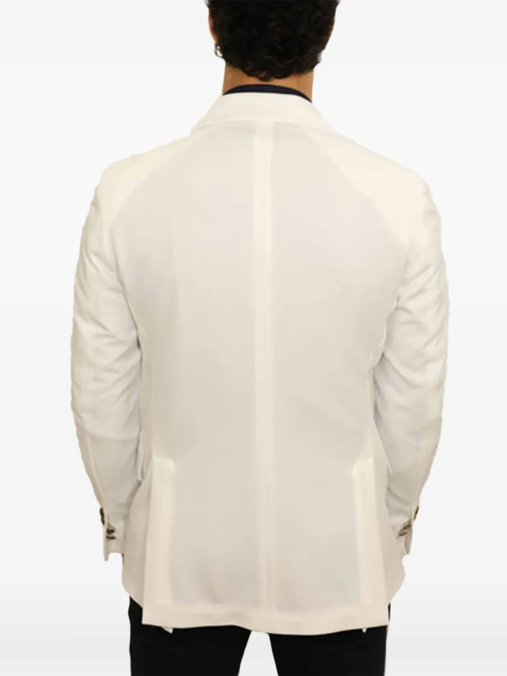 BHARNABA double-breasted blazer Wit