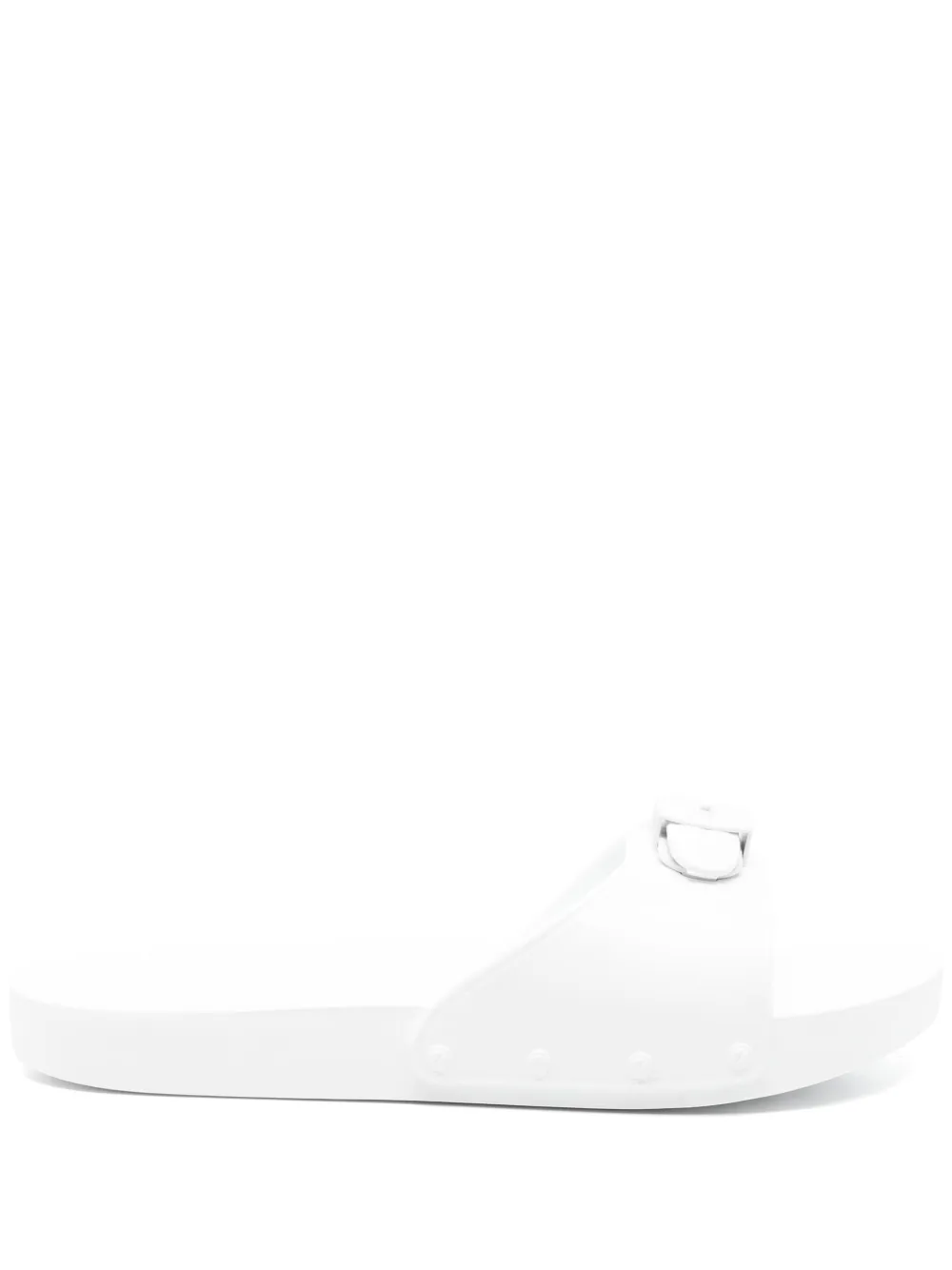 Scholl rubber slides White