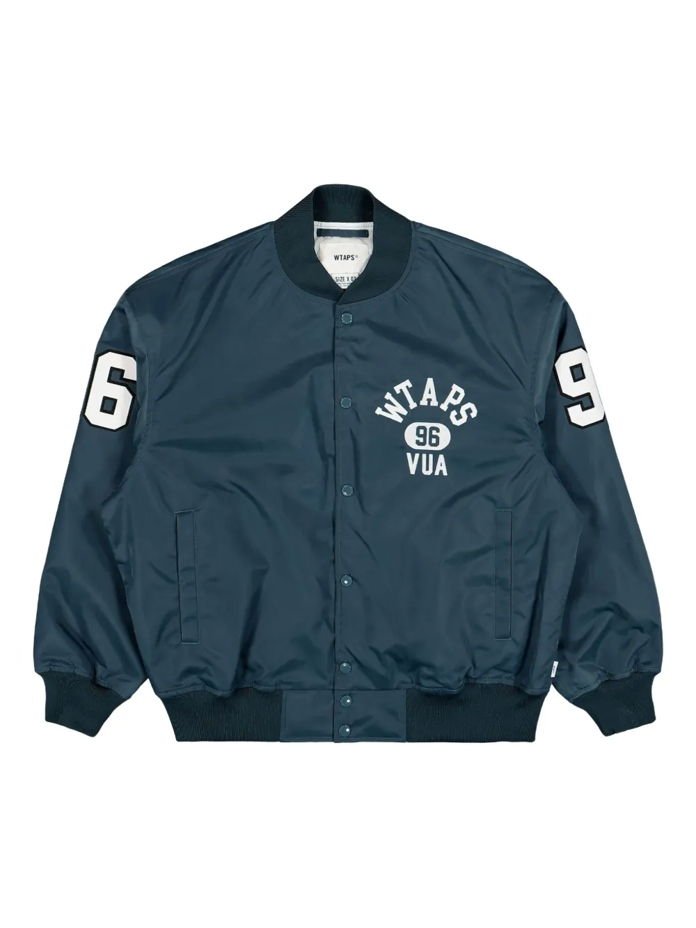 WTAPS logo-print jacket | Blue | Image 1