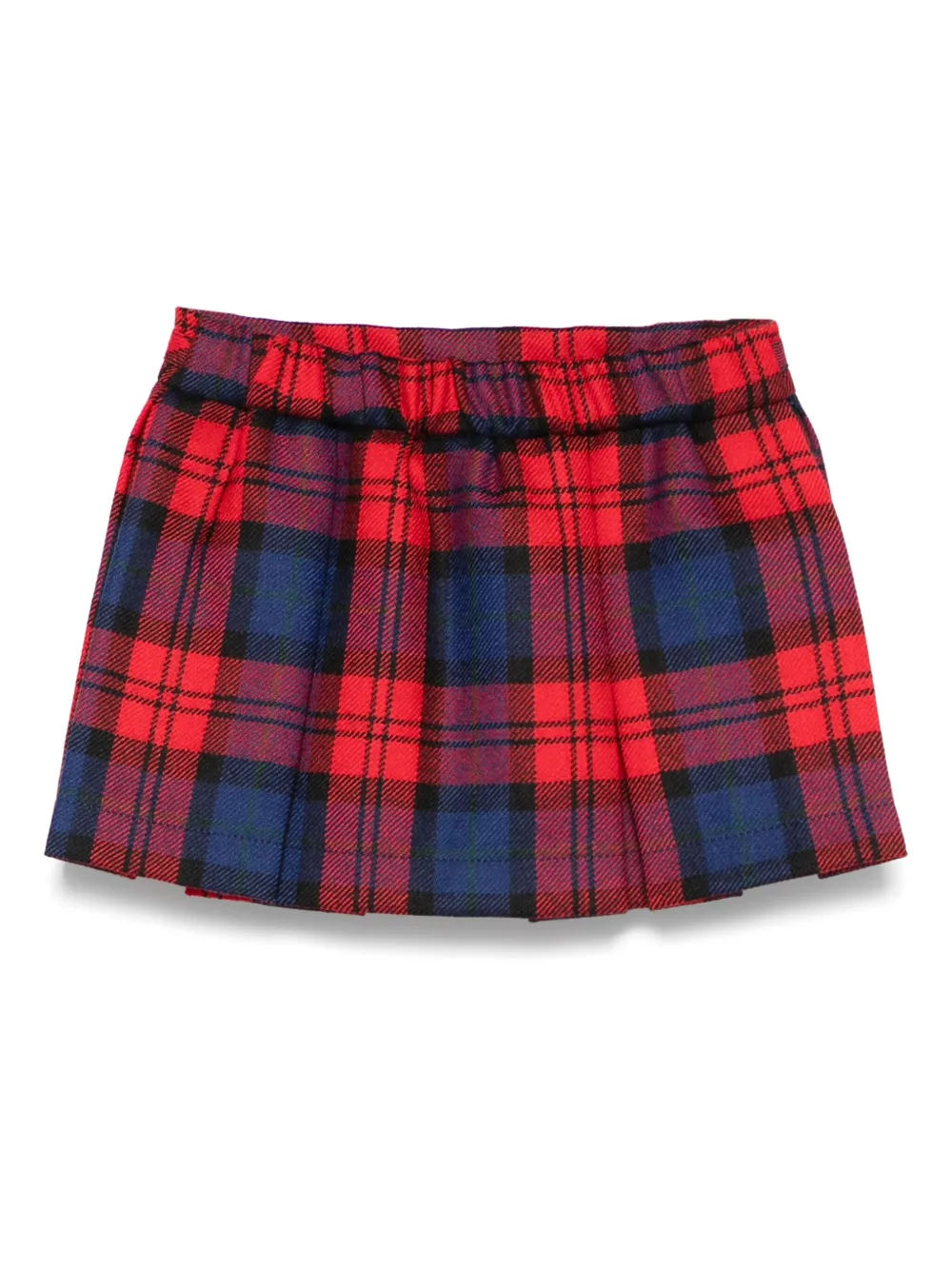 Fendi Kids tartan-check mini skirt - Rood
