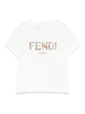 Fendi Kids テディベア Tシャツ | ピンク | FARFETCH JP