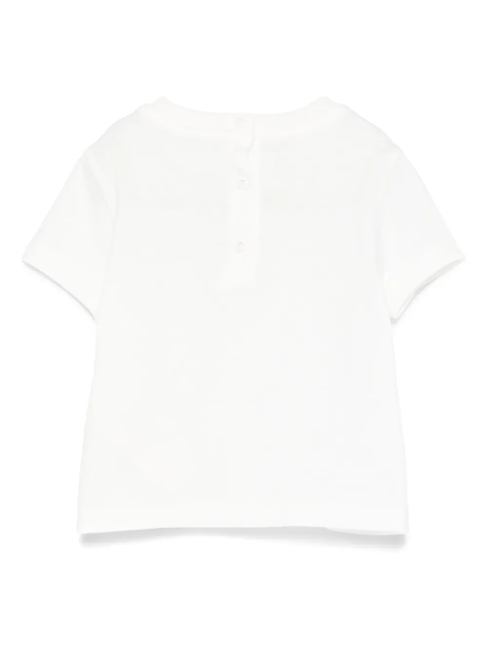 Fendi Kids T-shirt met logoprint Wit