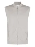 Filippo De Laurentiis zip-up vest - Grey