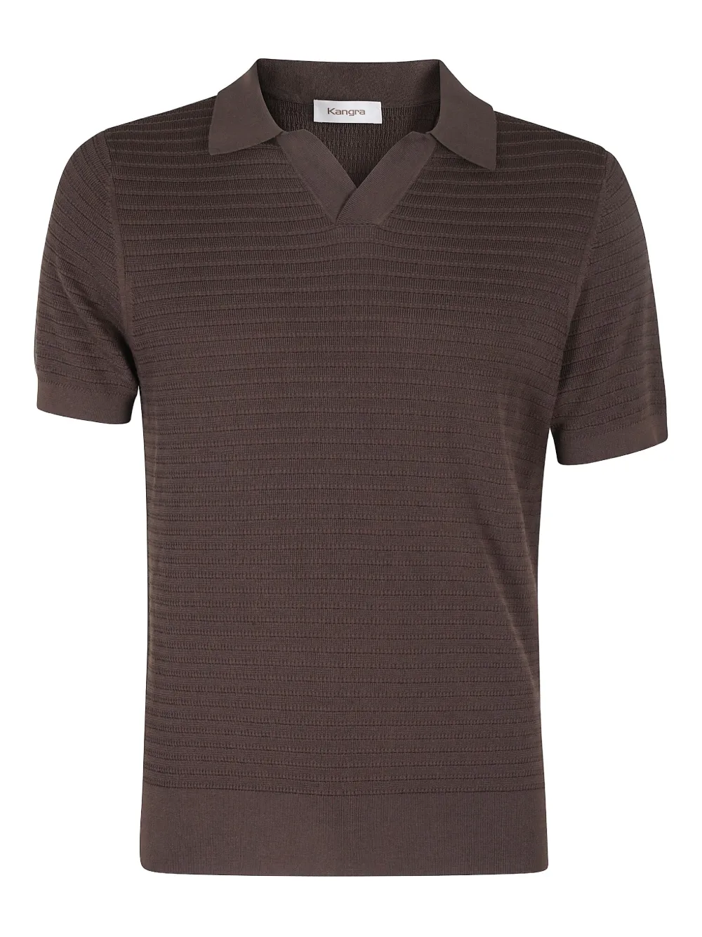 knitted polo shirt