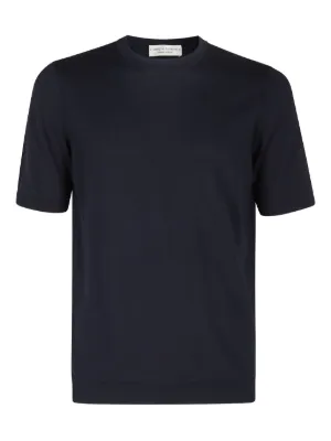 Fred Perry logo-embroidered Cotton T-shirt | Blue | FARFETCH CA