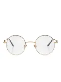 VALENTINO GARAVANI EYEWEAR VLX173 D round-frame glasses - Gold