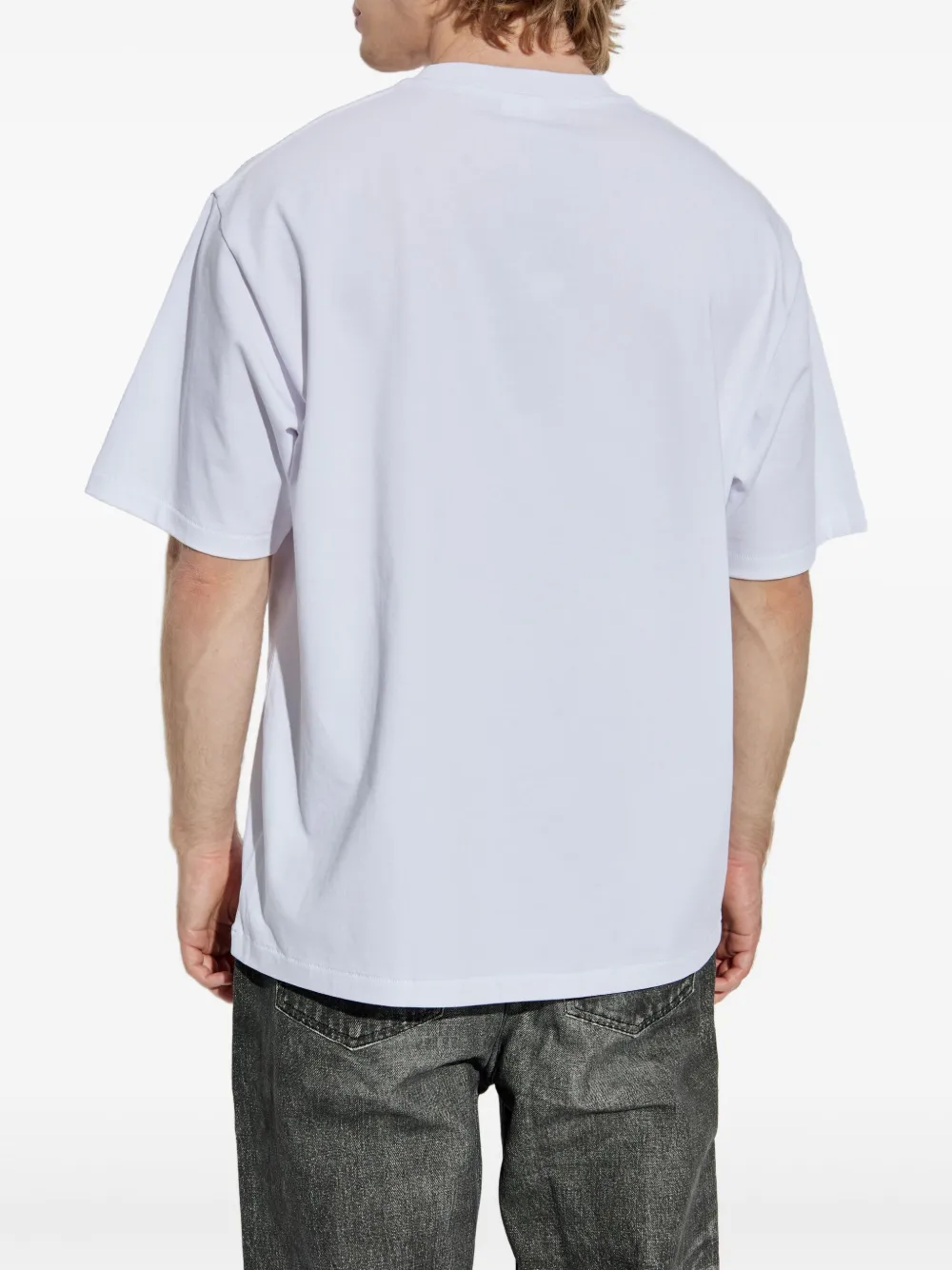 A BATHING APE T-shirt met grafische print Wit