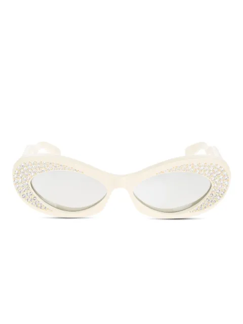 VALENTINO GARAVANI EYEWEAR rhinestone-embellished cat-eye sunglasses