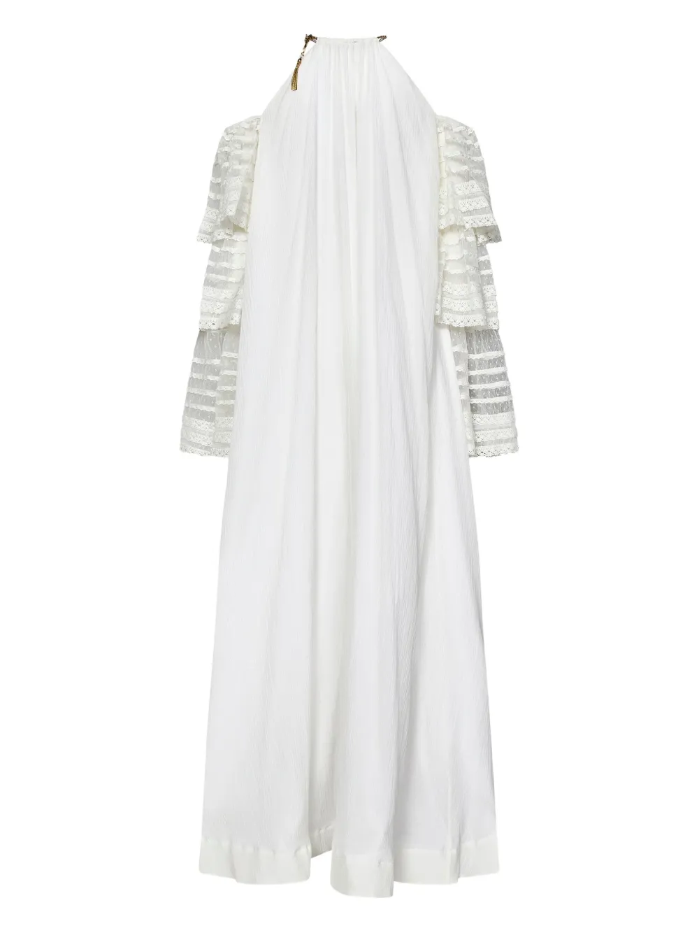 Amen layered ruffled dress Wit