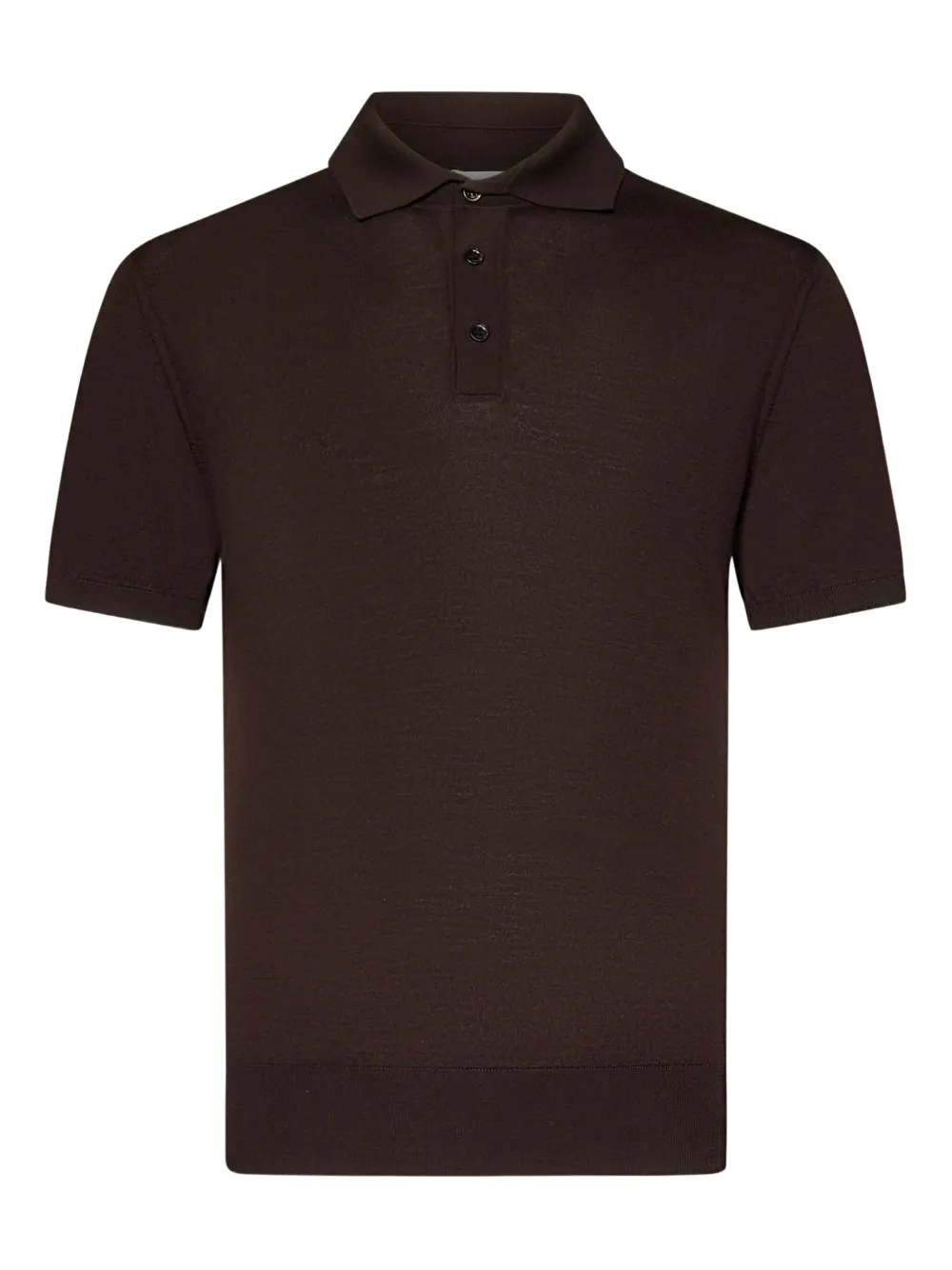Cruciani playera tipo polo con manga larga | marrón | Image 1