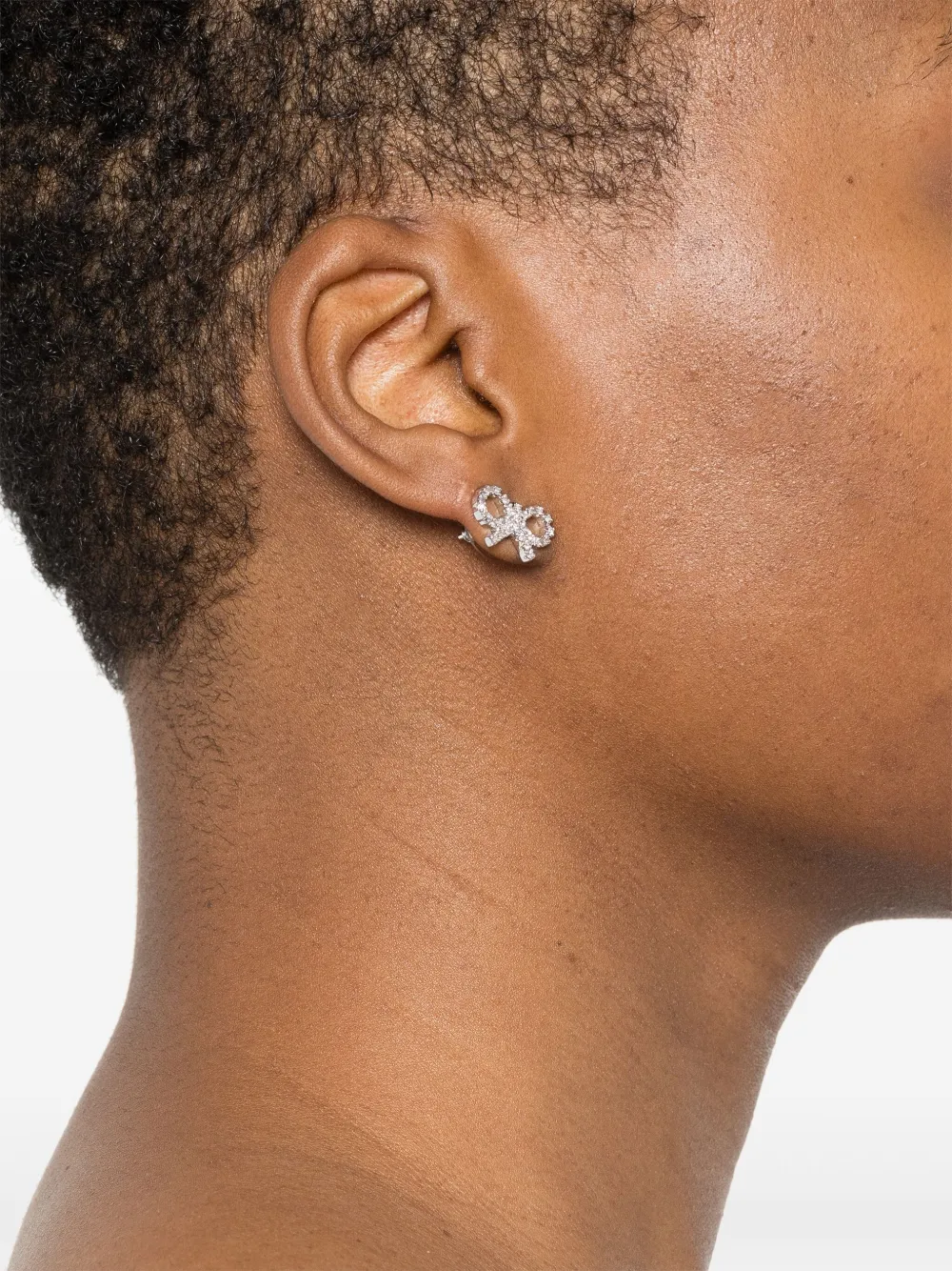 Self-Portrait boucles d'oreilles Micro Bow | Image 2