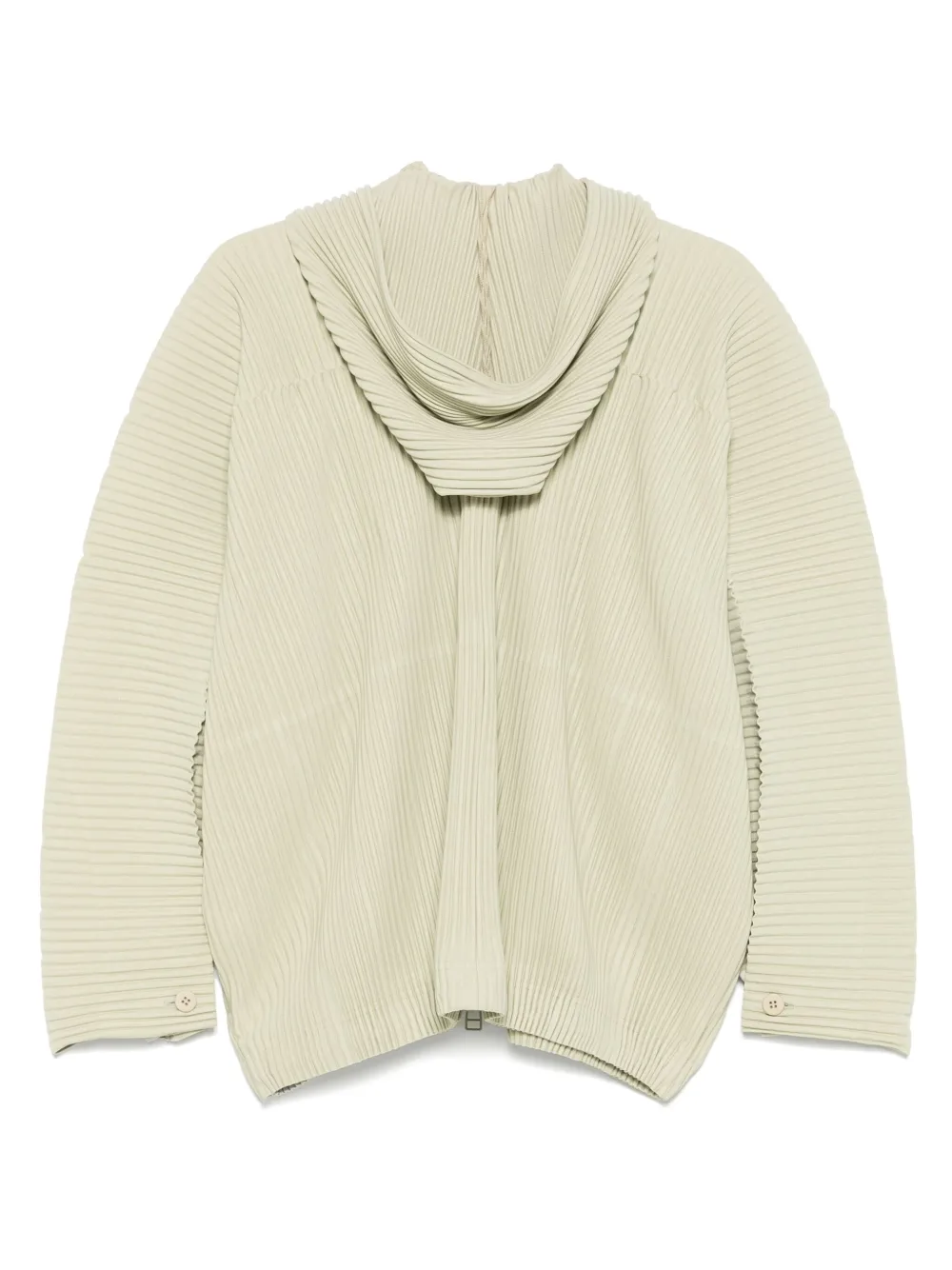 Shop Issey Miyake Plissé Hooded Jacket