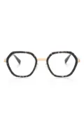 Mykita Solene geometric-frame glasses - Black