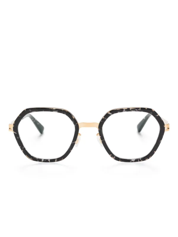 Mykita Solene ジオメトリック眼鏡フレーム | ブラック | FARFETCH JP