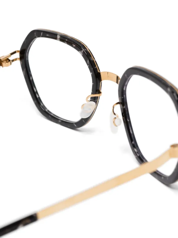 Mykita Solene ジオメトリック眼鏡フレーム | ブラック | FARFETCH JP