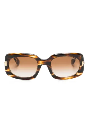 TOM FORD Eyewear キャットアイ サングラス | ブラウン | FARFETCH JP