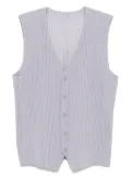 Homme Plissé Issey Miyake plissé vest - Grey