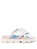 Mou sequin-embellished sandals - Pink