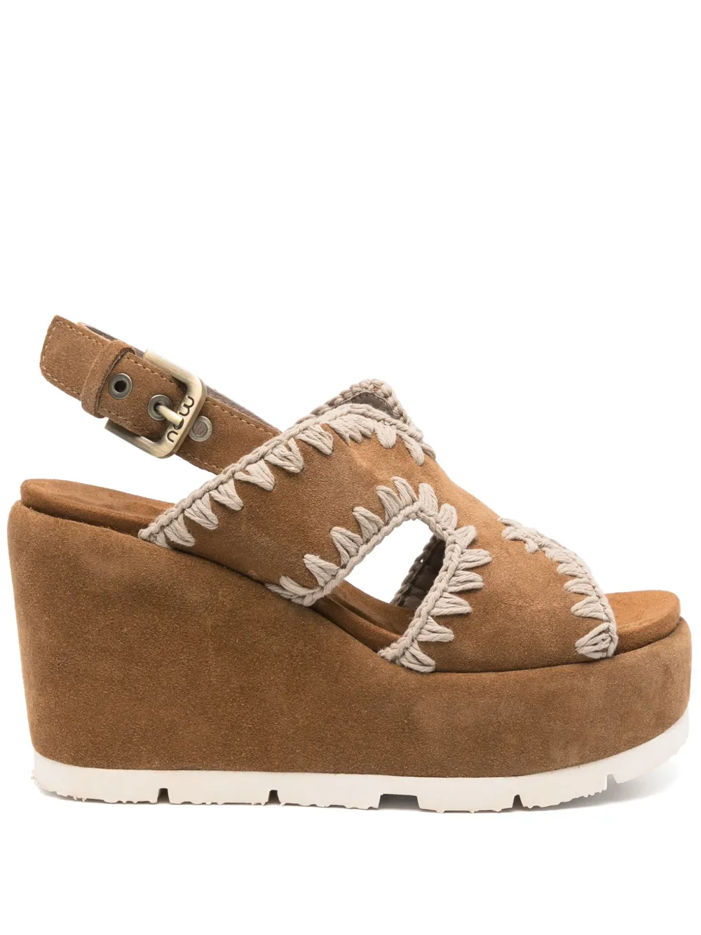 Mou 95mm Whipstitch-detail Sandals