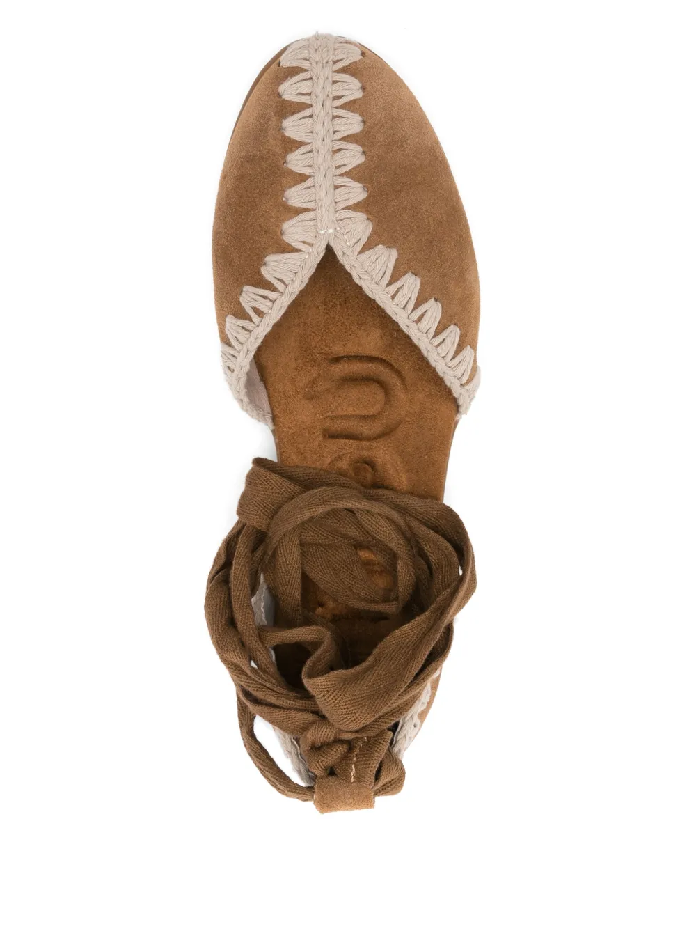 Mou suede ballet flats Brown