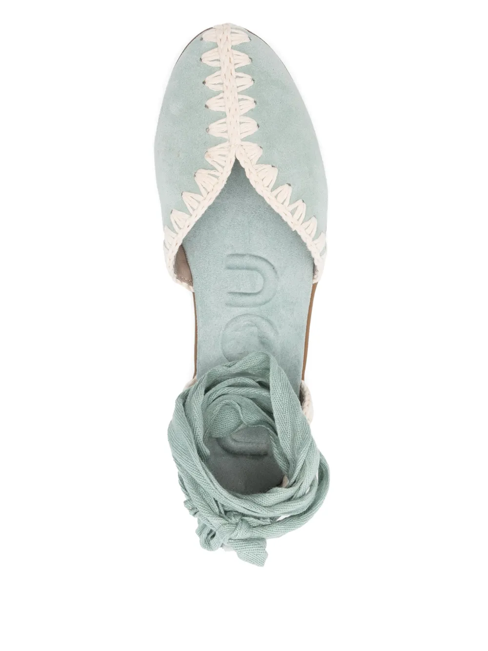 Mou suede ballet flats Blue
