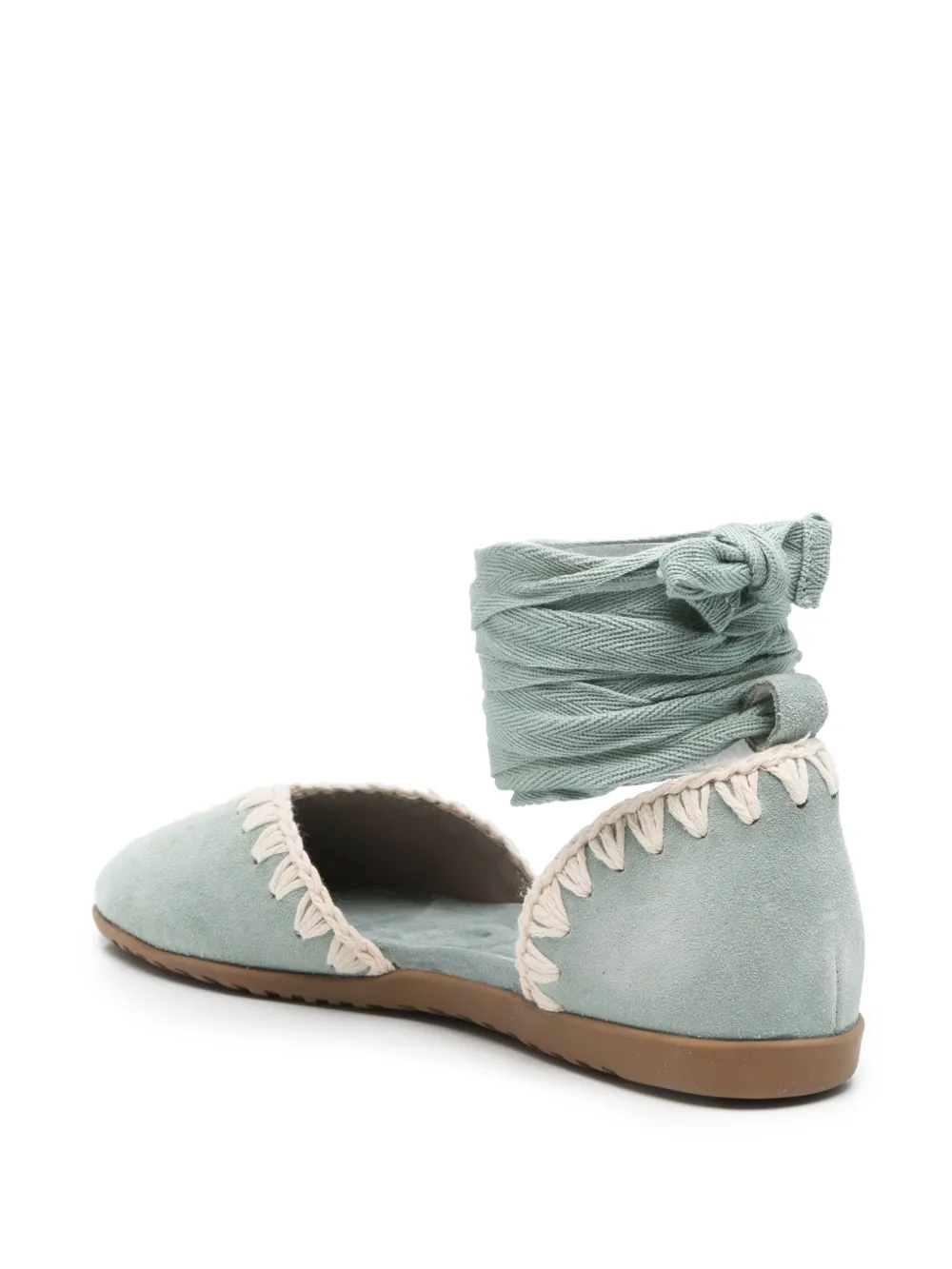 Mou suede ballet flats Blue