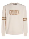 Golden Goose logo-graphic sweatshirt - Neutrals