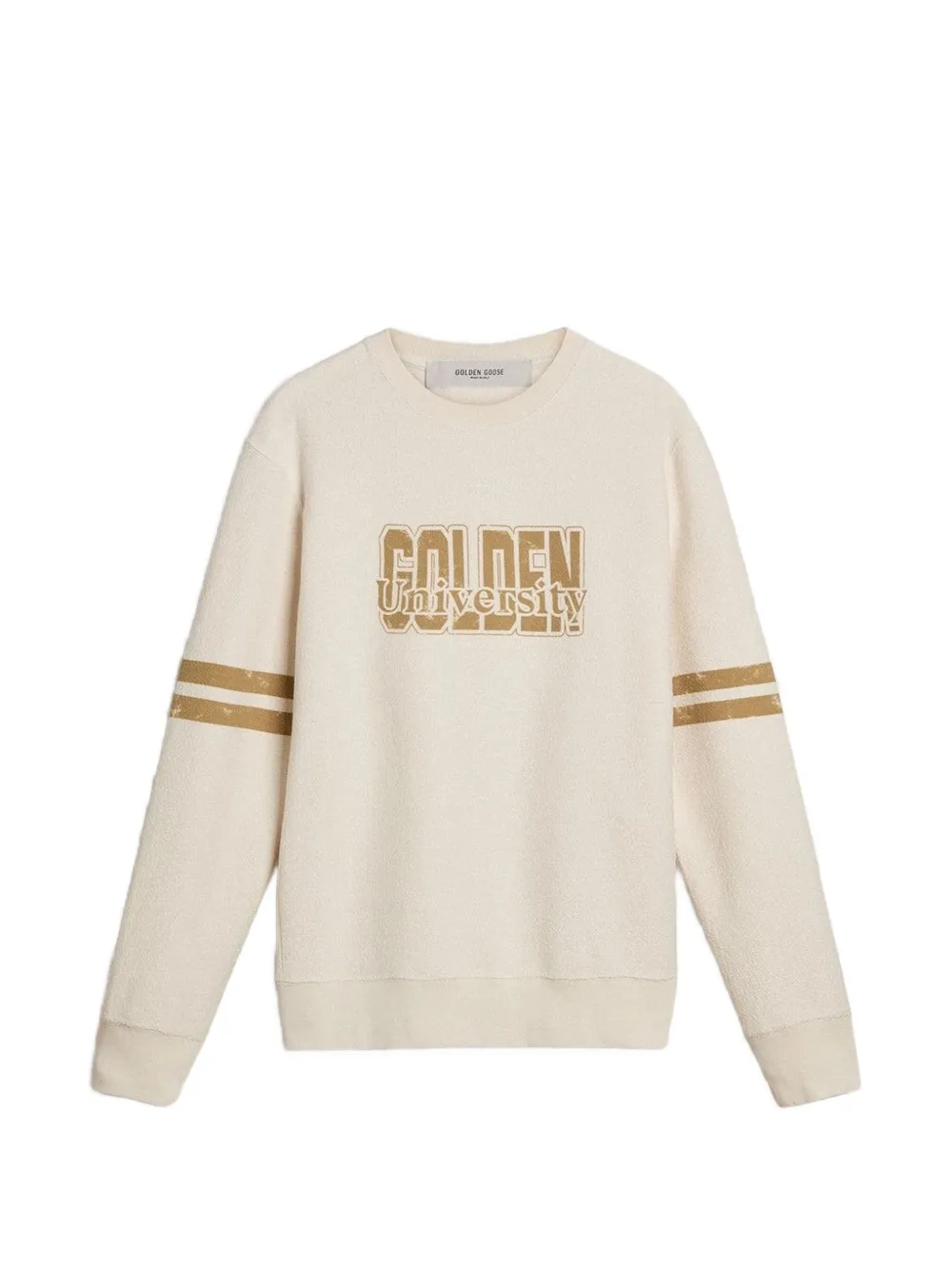 Golden Goose Sweater met grafische logoprint Beige