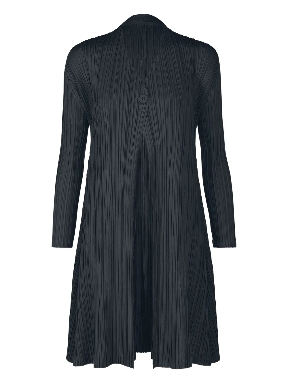 Pleats Please Issey Miyake buttoned pleated jacket | Grey | Image 1