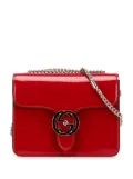 Gucci Pre-Owned 2016-2025 Small Polished Calfskin Interlocking G Dollar crossbody bag - Red