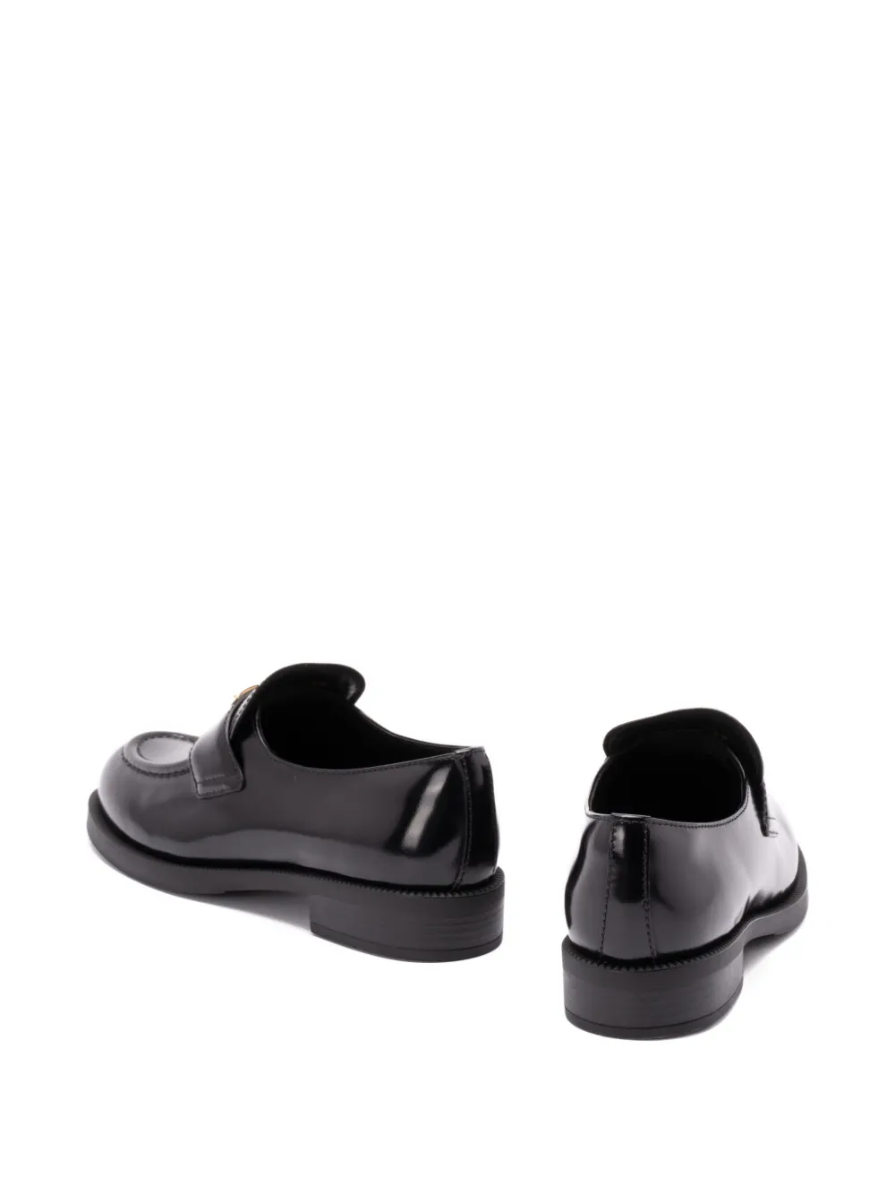 Prada Loafers van lakleer Zwart