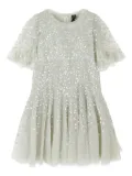 NEEDLE & THREAD KIDS sequin-embellished dress - Green