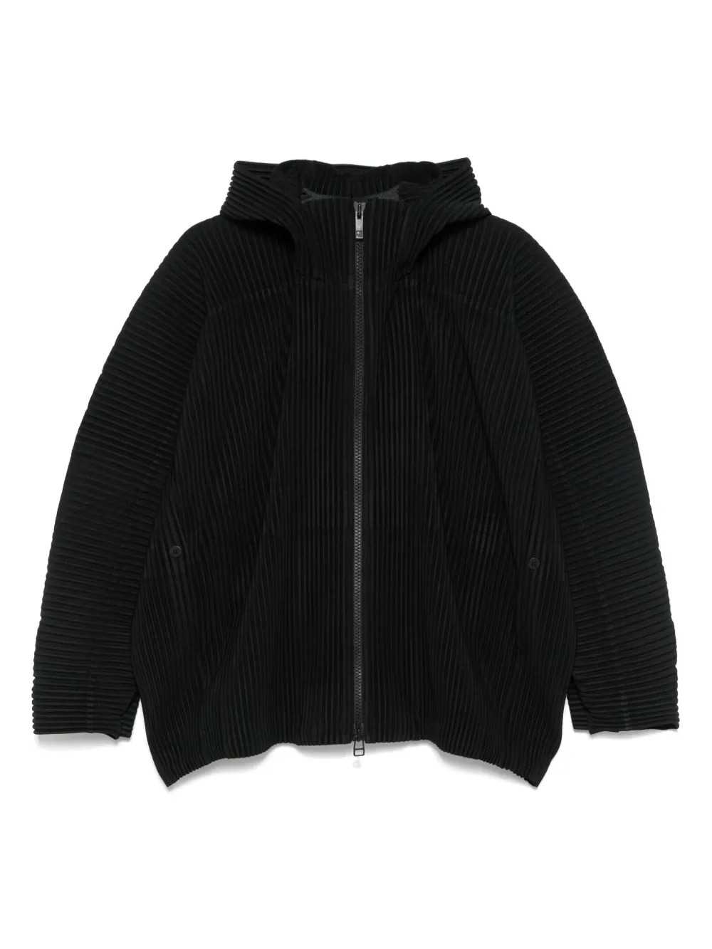 Homme Plissé Issey Miyake plissé hooded jacket