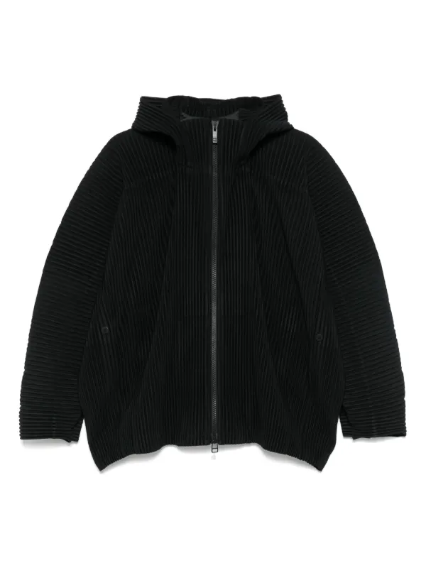 HOMME PLISSE ISSEY MIYAKE スナップボタン パーカー Homme Plissé Issey Miyake RB Hoodie | Purple | FARFETCH