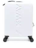K-Way debossed-logo suitcase - Blue