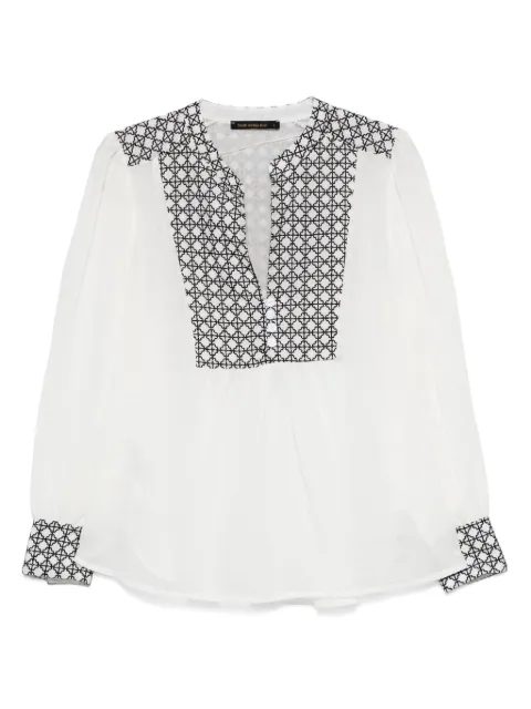 GREEK ARCHAIC KORI cotton-blend blouse