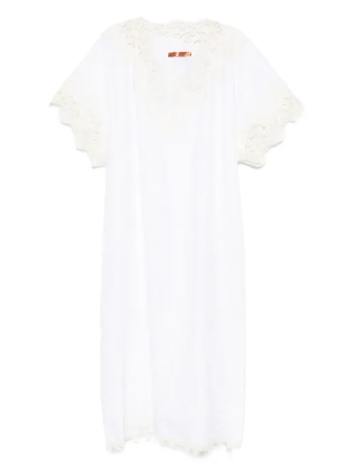 Robe longue à broderies - Ermanno Scervino - Modalova