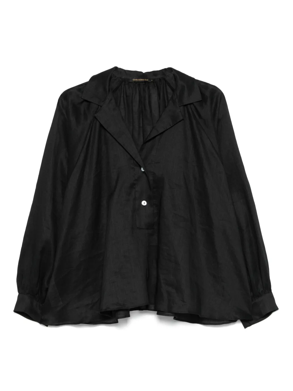 button-up blouse